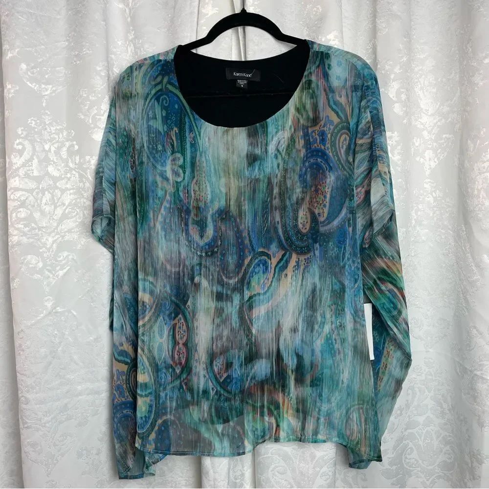 Karen Kane Women's Scarf Top